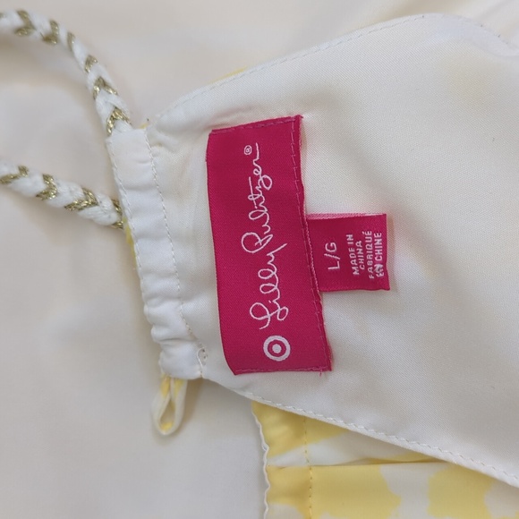 Lilly Pulitzer x Target Braided Strap Halter Top - Pineapple Punch Size Small - Picture 9 of 9